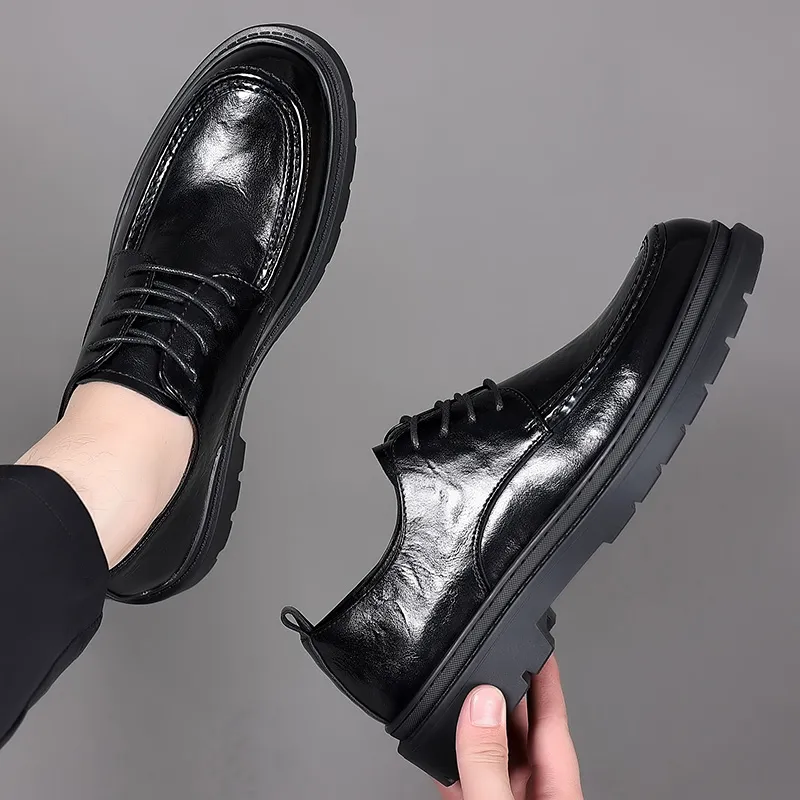 Poitulas Casual Shoes Men's Black-5
