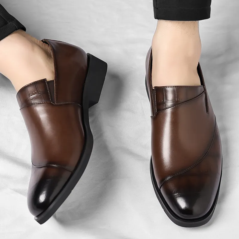 Poitulas Dress Shoes Men Low Top-9
