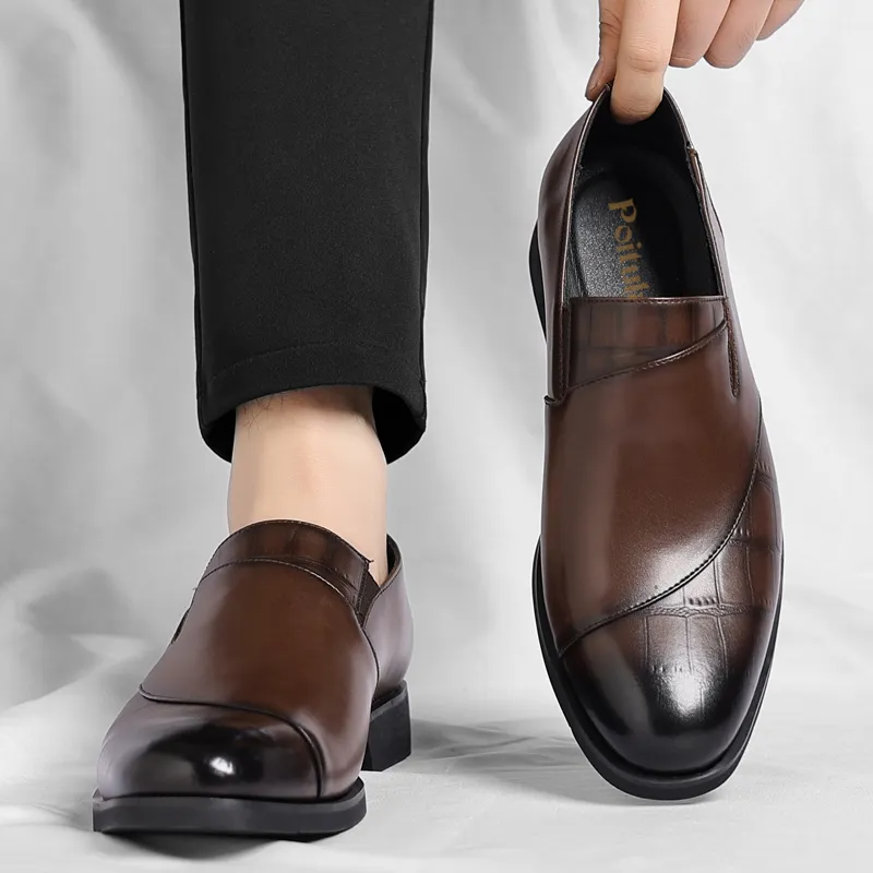 Poitulas Dress Shoes Men Low Top-7