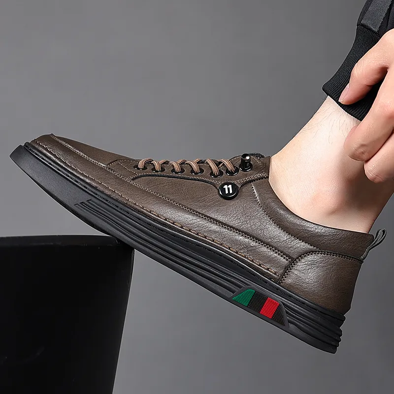 Poitulas Low Top Skateboard Shoes Men's-17