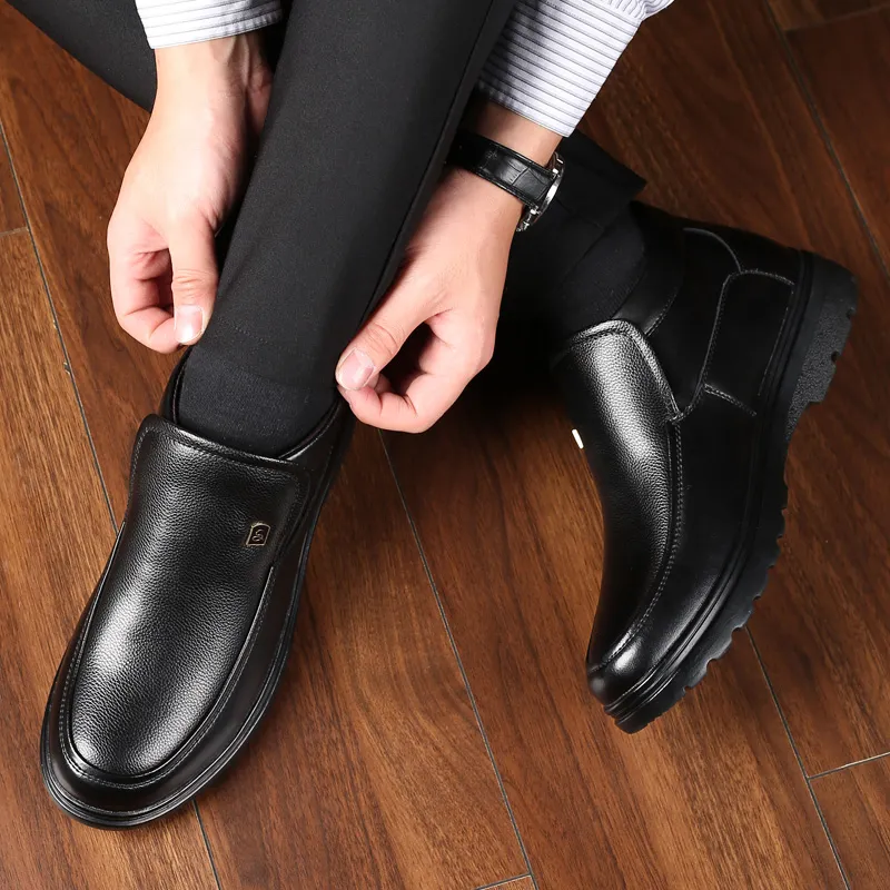 Poitulas Ankle Boots Men's Black-7