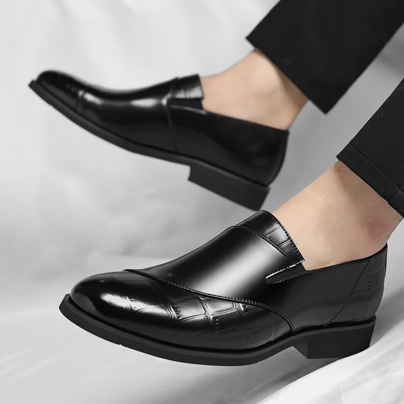 Poitulas Dress Shoes Men Low Top-4