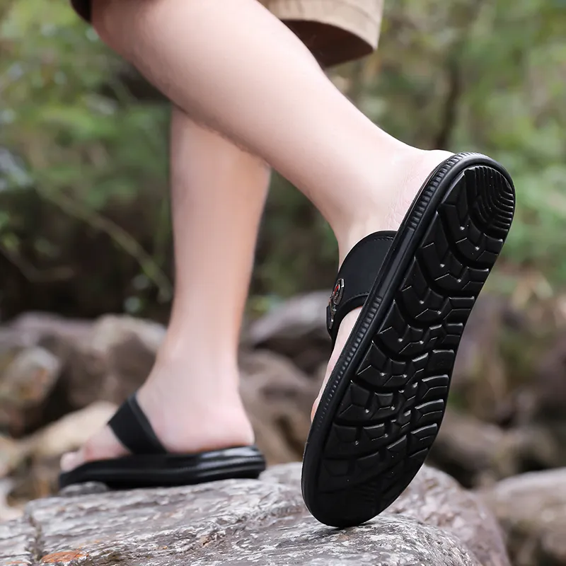 Poitulas Flip Flops Men-4