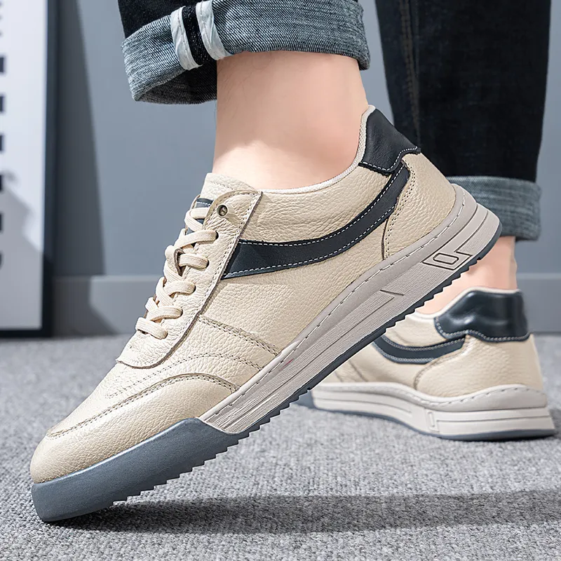 Poitulas Men's Casual Shoes Men Low Top-3