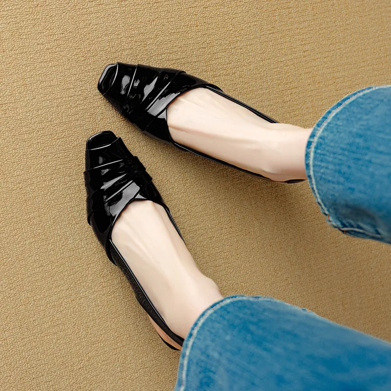 QIAOLINER Chunky Heel High Heels Women's-5