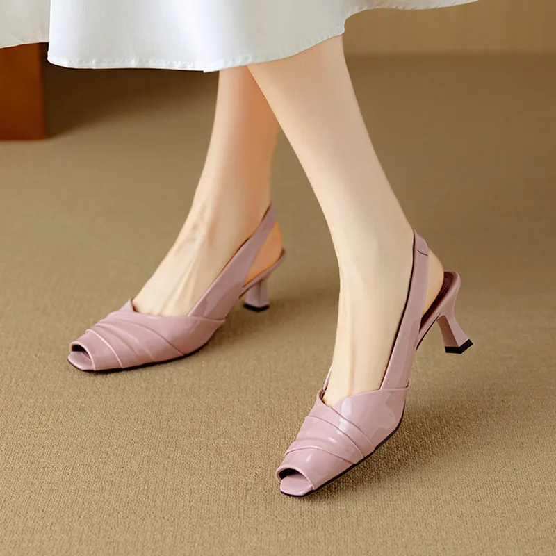 QIAOLINER Chunky Heel High Heels Women's-9