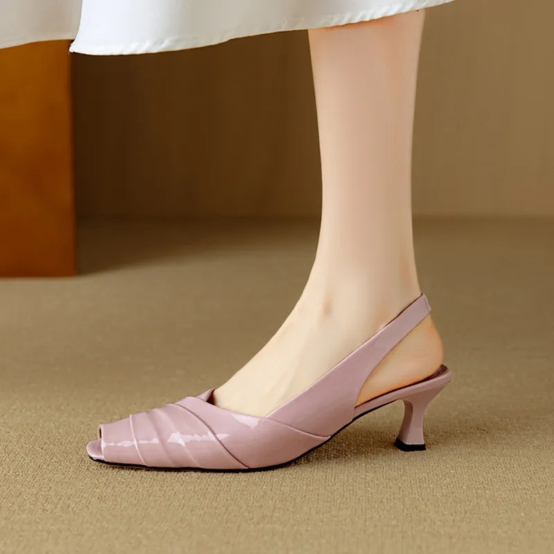 QIAOLINER Chunky Heel High Heels Women's-10