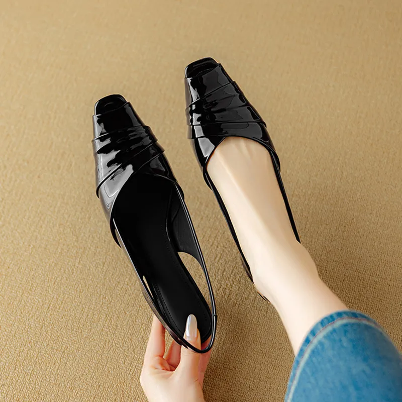 QIAOLINER Chunky Heel High Heels Women's-7