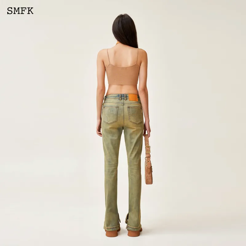 SMFK Jeans Women's Cheese Color-2