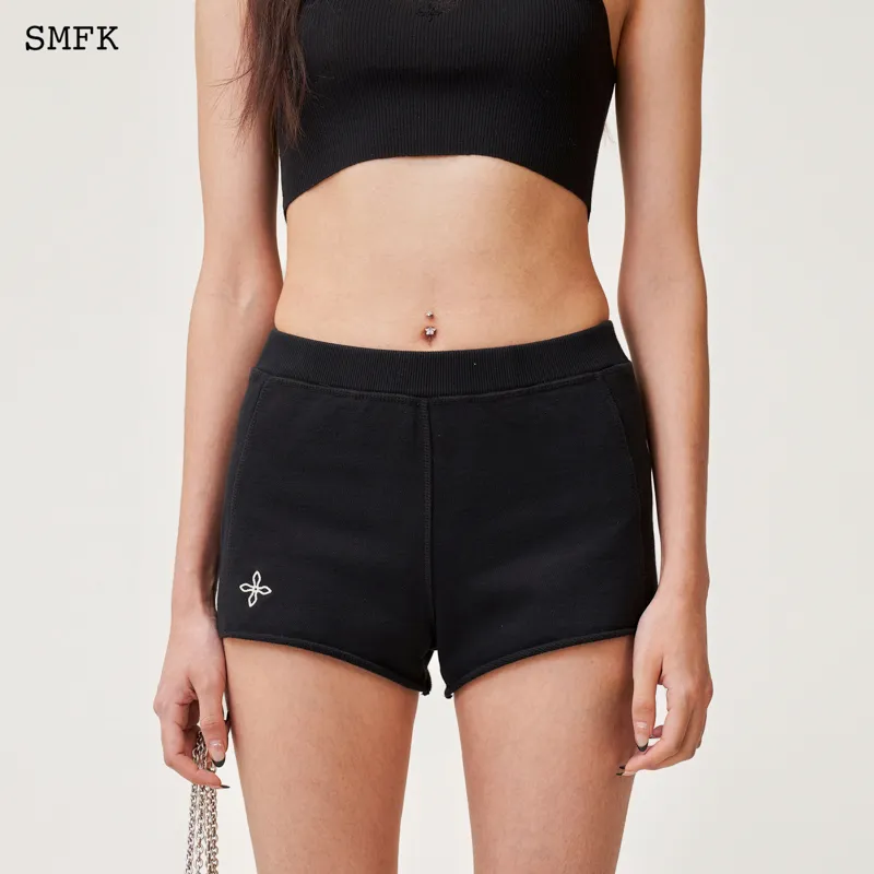 SMFK Casual Shorts Women's Wilderness Black-3