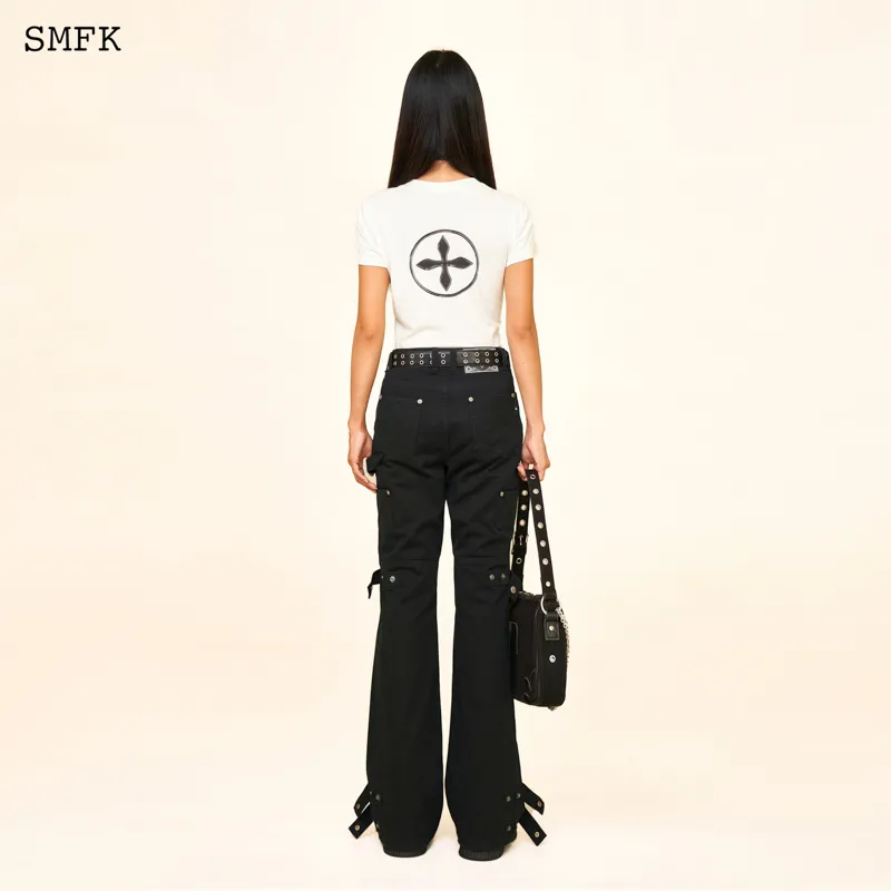 SMFK Cargo Pants Women's Wilderness Black-3