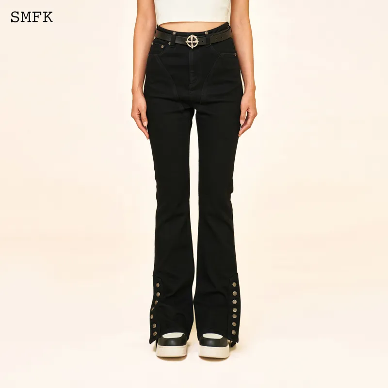 SMFK Wild World Wild World Series Jeans Women's Wilderness Black-2