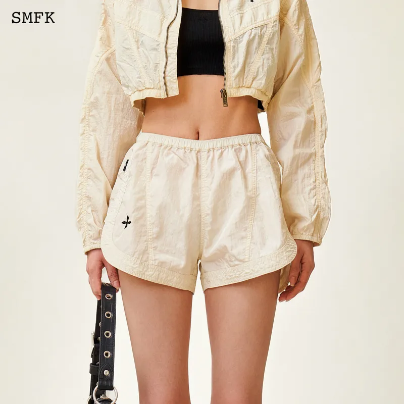 SMFK Casual Shorts Women's Milk White-3