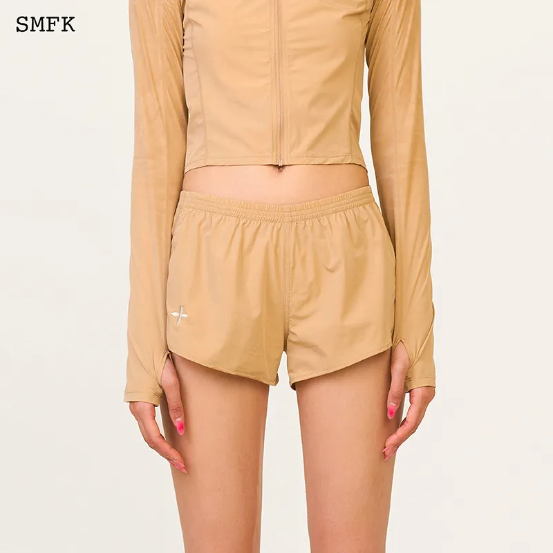 SMFK Casual Shorts Women's Skin-3