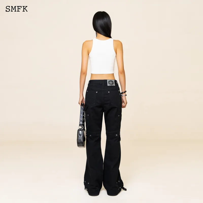 SMFK Cargo Pants Women's Wilderness Black-5