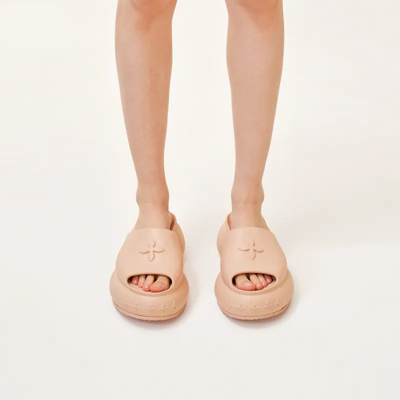SMFK Compass Slide Slippers Women's Skin Runs Large Suggest 1 Size Down-3