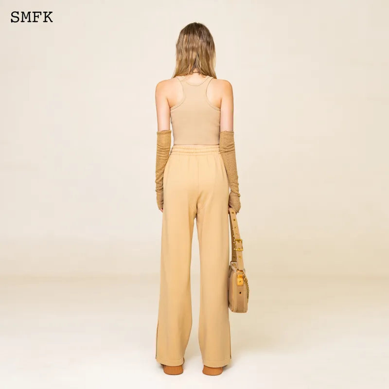 SMFK SMFK Wild World Wild World Series Casual Pants Women's Wheat-3
