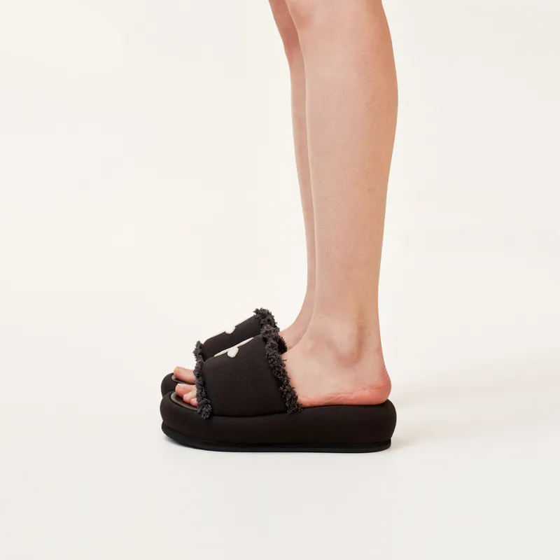 SMFK Slide Slippers Women's Wilderness Black-4