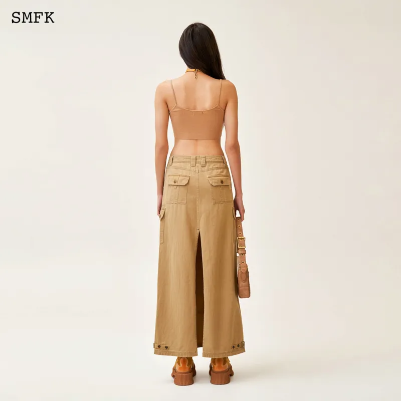 SMFK Denim Long Skirts Women's-2