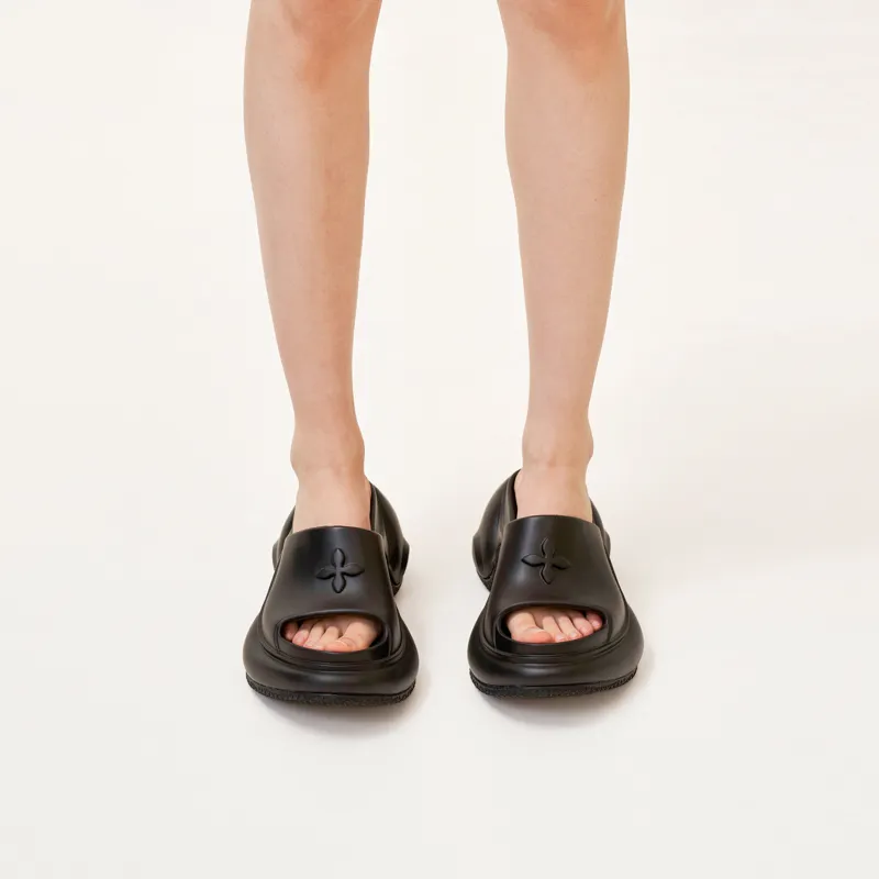 SMFK Compass Slide Slippers Women's Wilderness Black-3