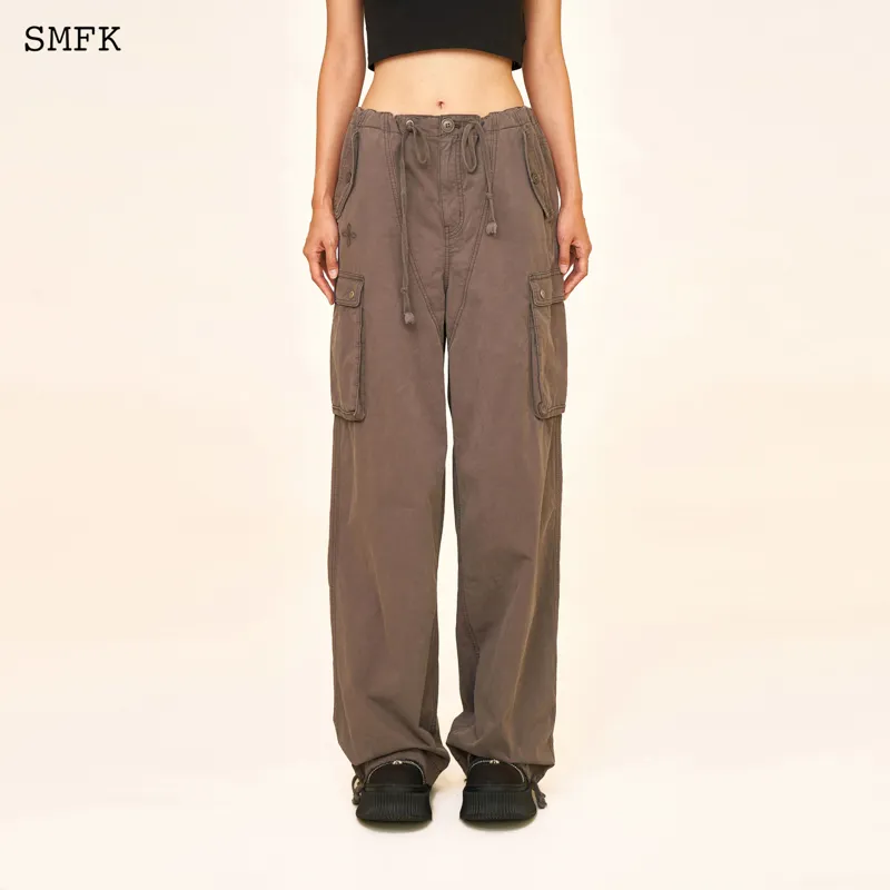 SMFK Wild World Wild World Series Cargo Pants Women's Storm Gray-4