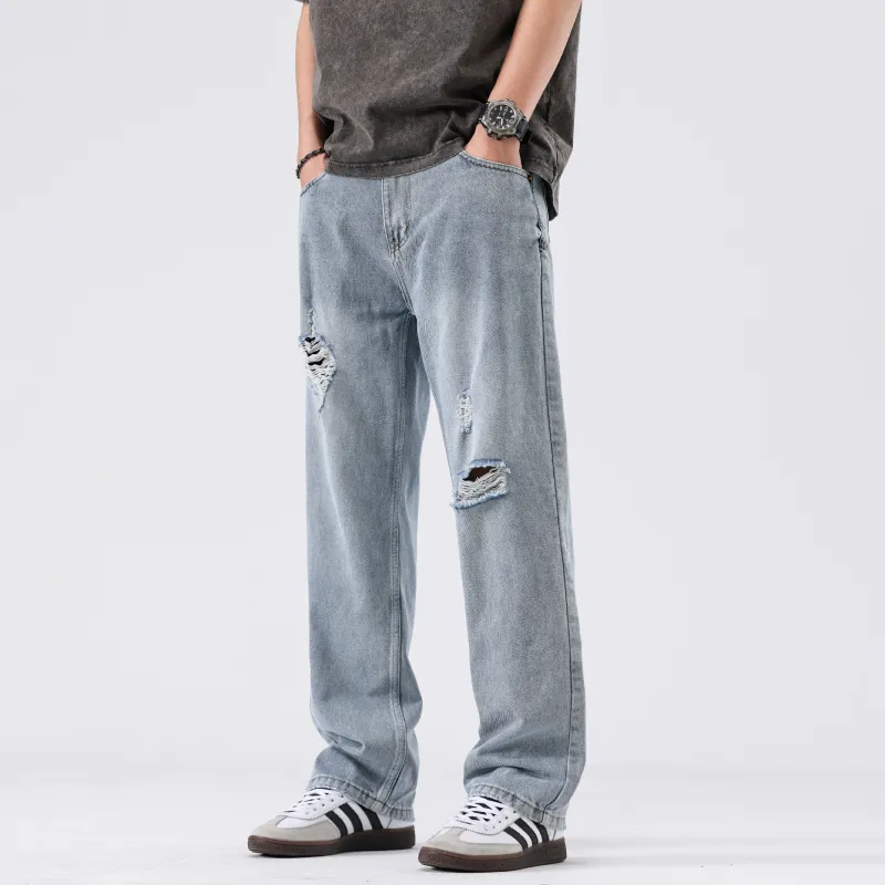 HOZZS Jeans Unisex Concrete Gray-2