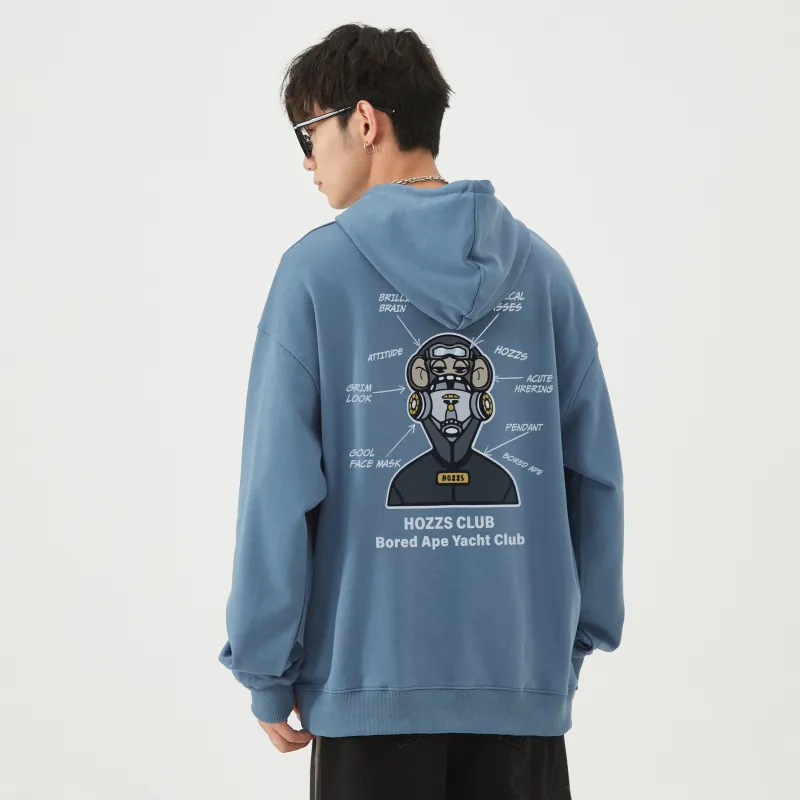HOZZS x WULIAOYUAN LIANMINGKUAN Pullover Hooded Fleece Lined Hoodies & Sweatshirts Unisex-13