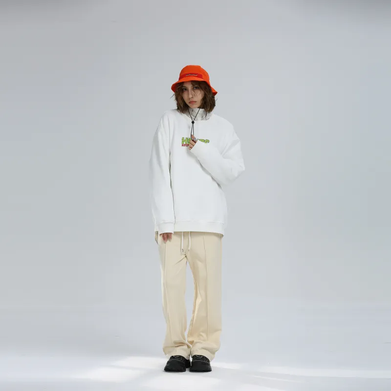 HOZZS x WULIAOYUAN LIANMINGKUAN Crew Neck Pullover Fleece Lined Hoodies & Sweatshirts Unisex-11