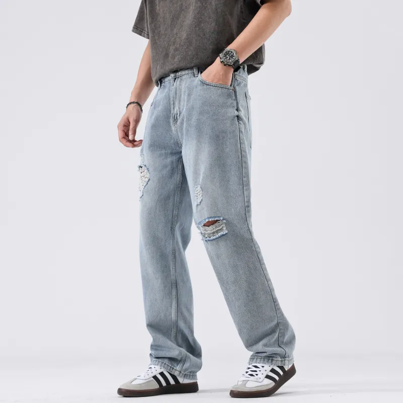 HOZZS Jeans Unisex Concrete Gray-4