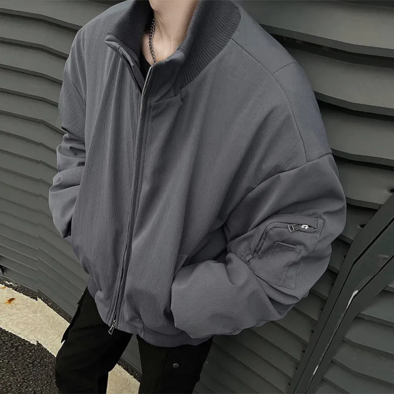 HOZZS Jackets Coats Unisex Black-13