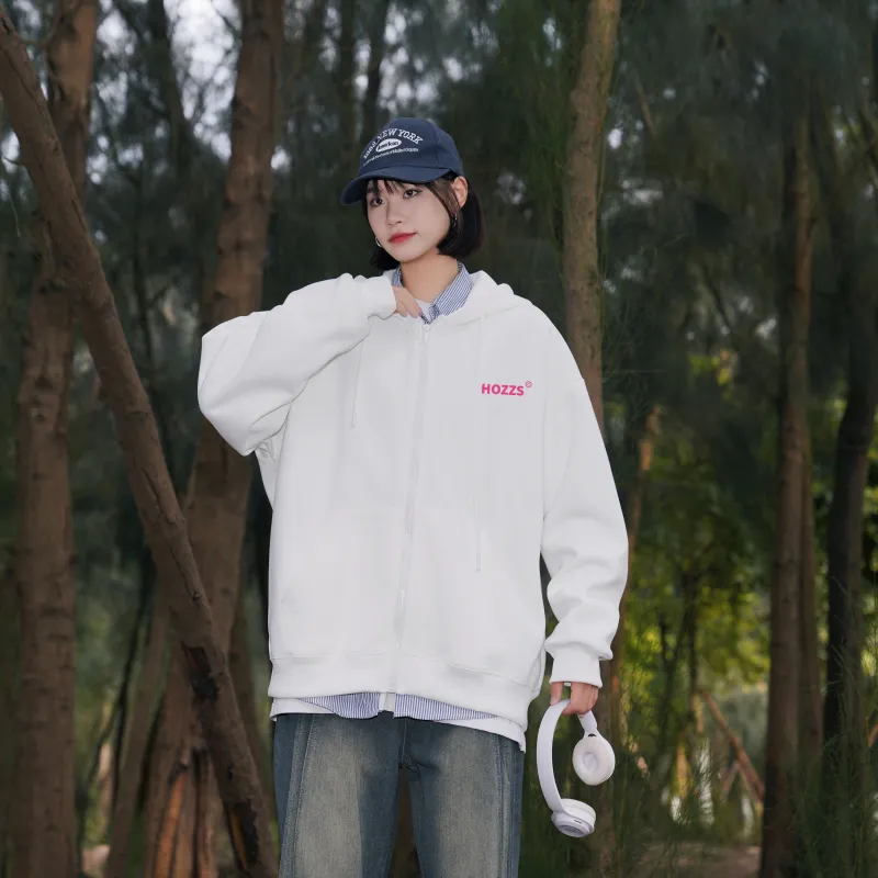 HOZZS x WULIAOYUAN LIANMINGKUAN Hooded Fleece Lined Hoodies & Sweatshirts Unisex-9