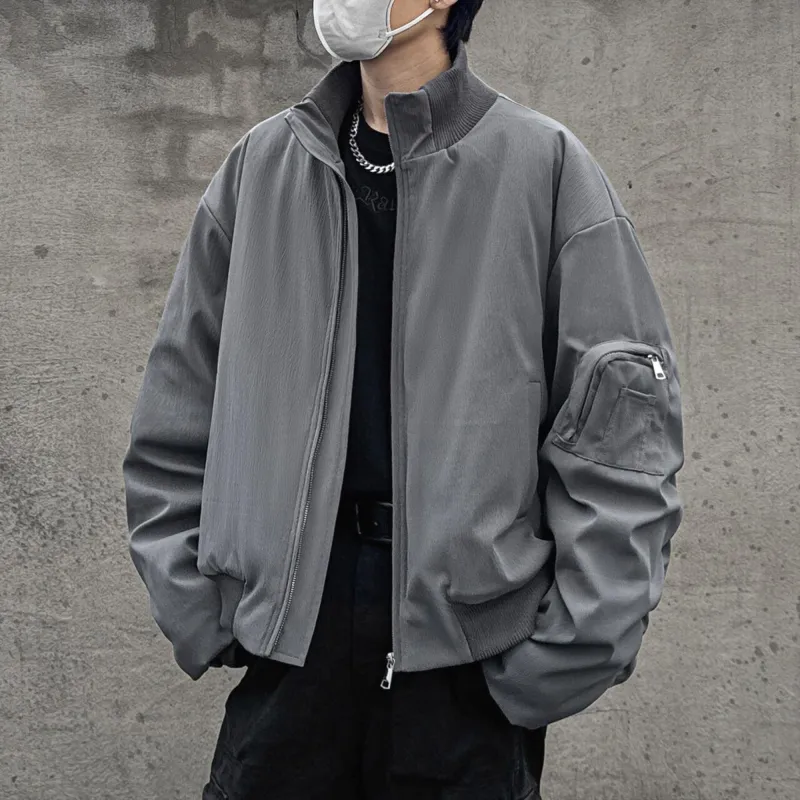 HOZZS Jackets Coats Unisex Black-14