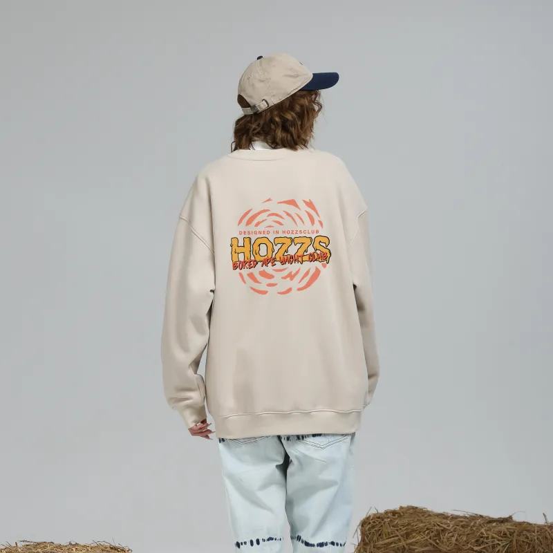 HOZZS x WULIAOYUAN LIANMINGKUAN Crew Neck Pullover Fleece Lined Hoodies & Sweatshirts Unisex-16