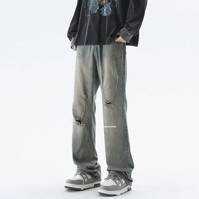 HOZZS Jeans Unisex Blue-2