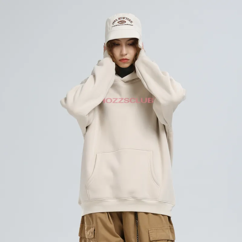 HOZZS Hooded Fleece Lined Hoodies & Sweatshirts Unisex-24