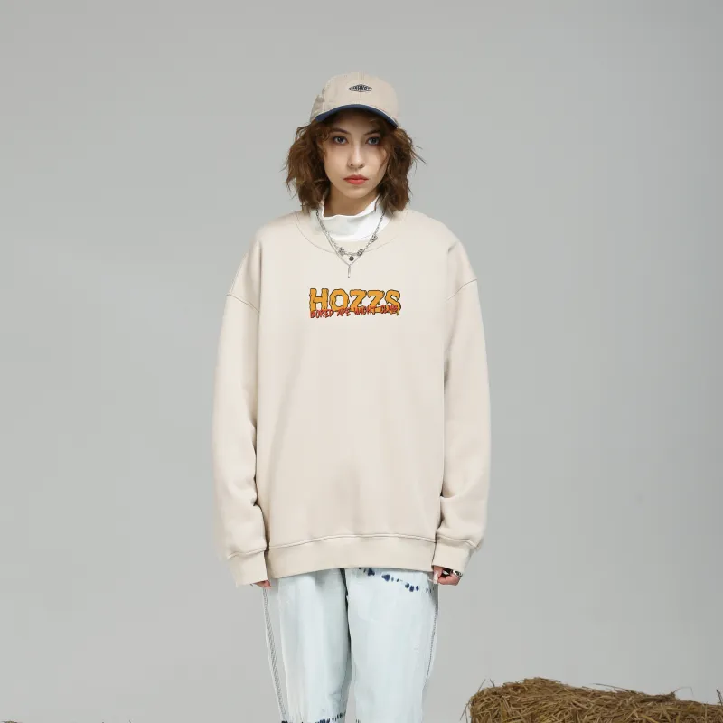 HOZZS x WULIAOYUAN LIANMINGKUAN Crew Neck Pullover Fleece Lined Hoodies & Sweatshirts Unisex-17