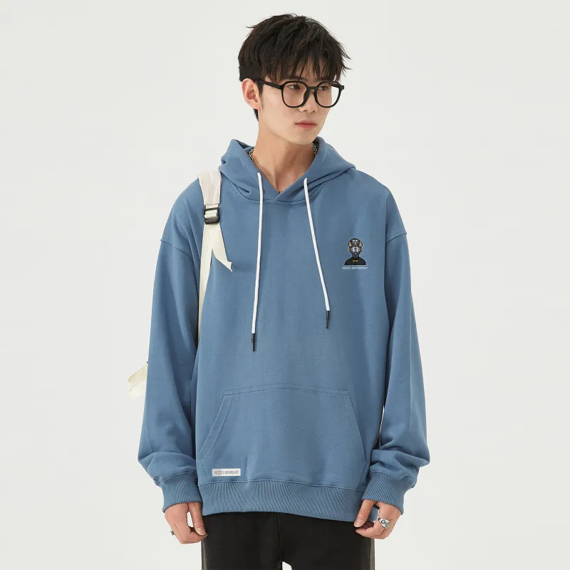 HOZZS x WULIAOYUAN LIANMINGKUAN Pullover Hooded Fleece Lined Hoodies & Sweatshirts Unisex-12