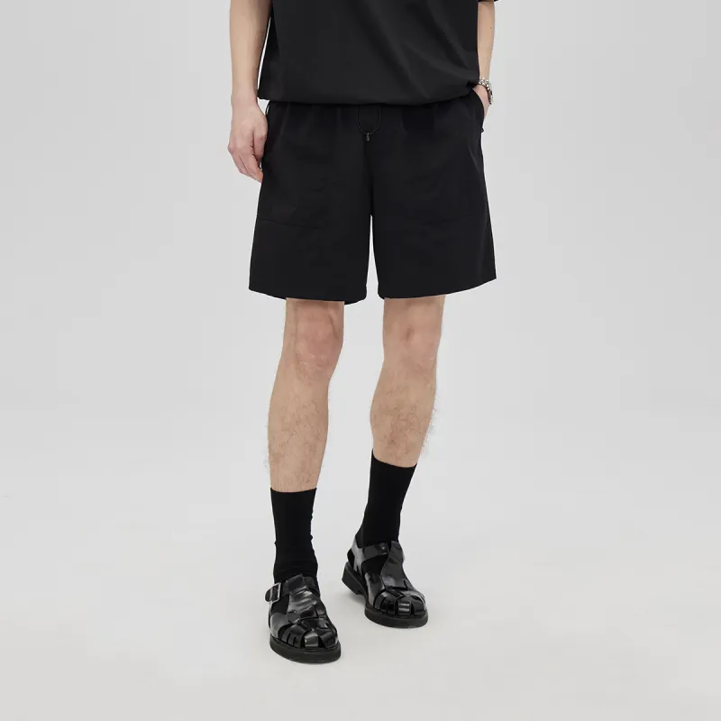 COKEIN Casual Shorts Unisex Black-6