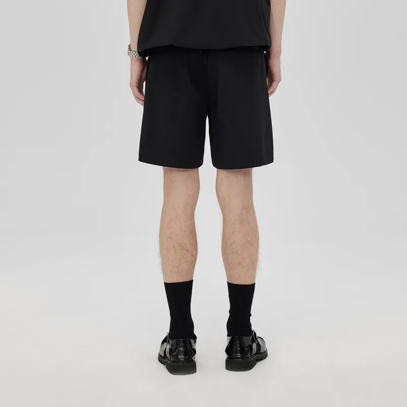 COKEIN Casual Shorts Unisex Black-3