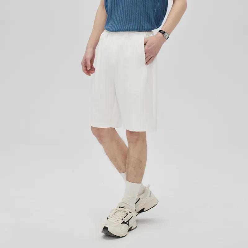 COKEIN Casual Shorts Men's White-5