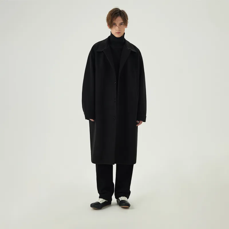 COKEIN Clean Fit Series FW23 Men's Coat Long Unisex-5