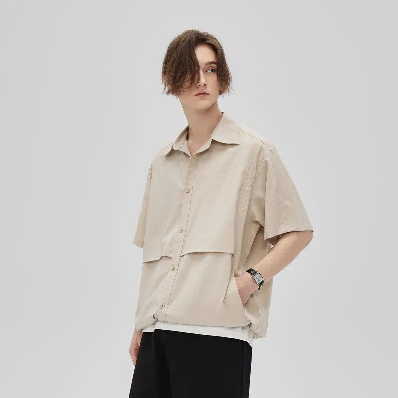 COKEIN Shirts Unisex Khaki-5