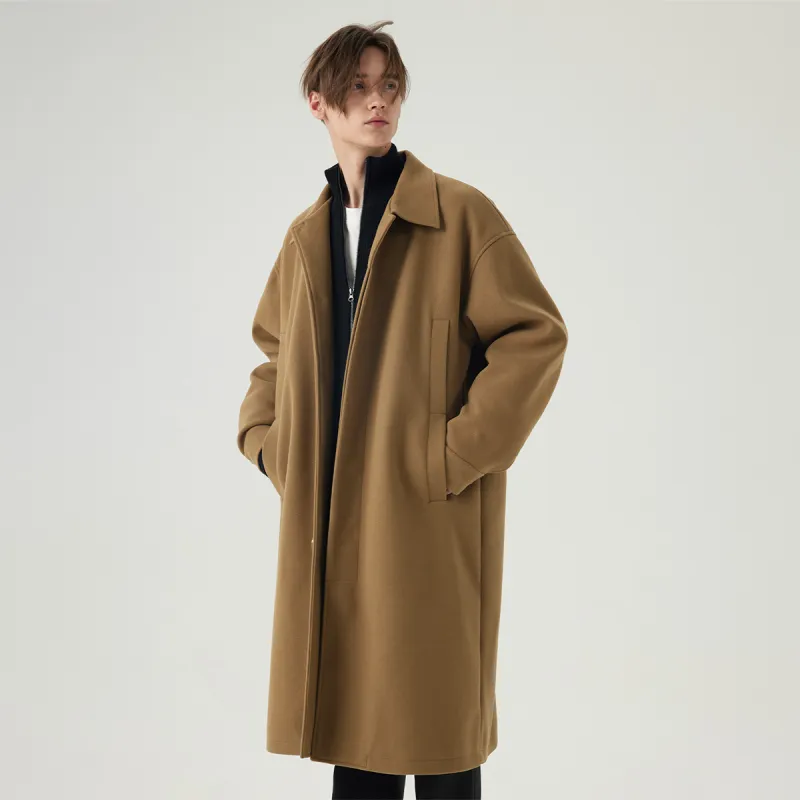 COKEIN Clean Fit Series FW23 Men's Coat Long Unisex-11