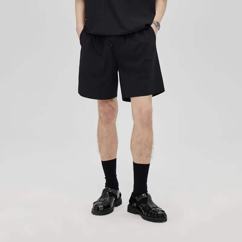 COKEIN Casual Shorts Unisex Black-2