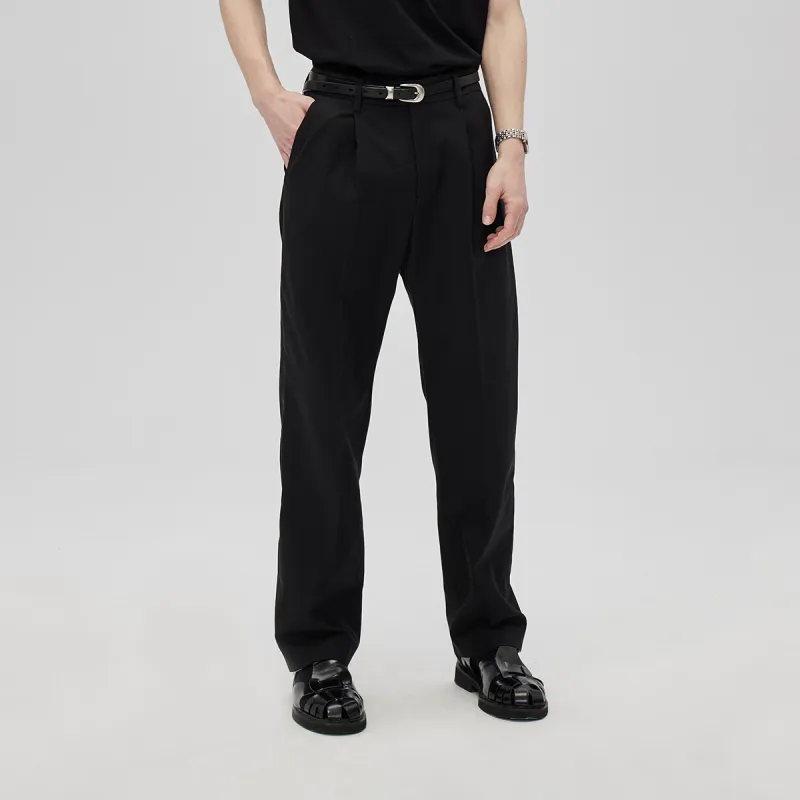 COKEIN Casual Pants Men's Black-3