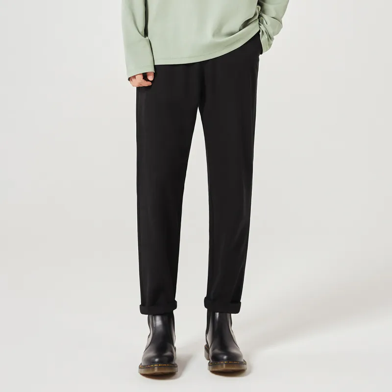 COKEIN Casual Pants Men Black-5