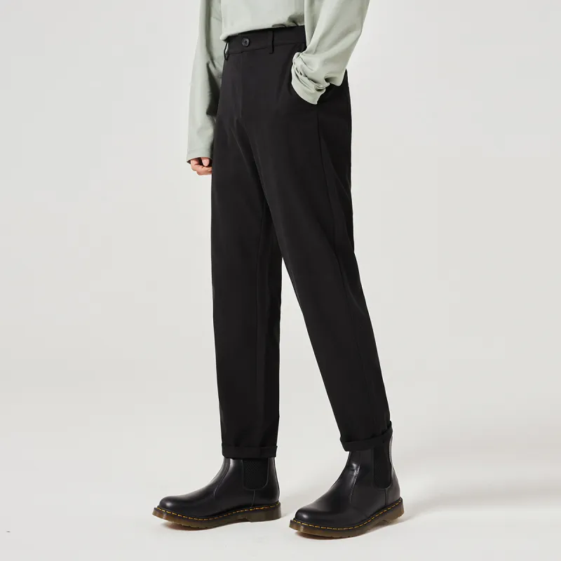 COKEIN Casual Pants Men Black-6