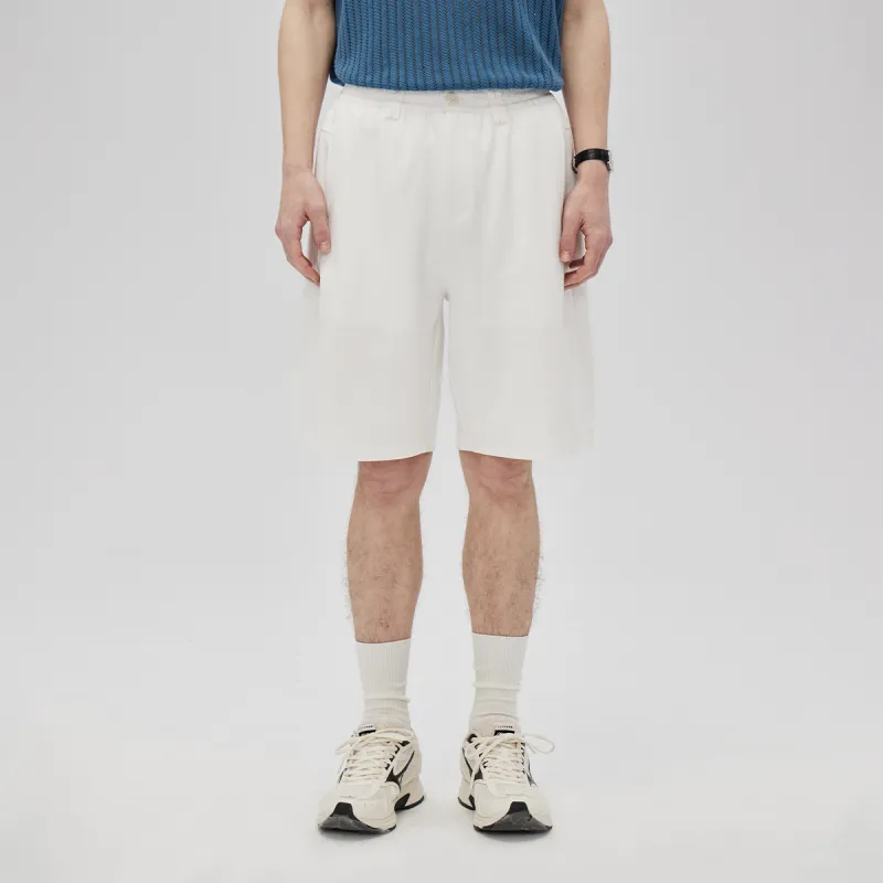 COKEIN Casual Shorts Men's White-3