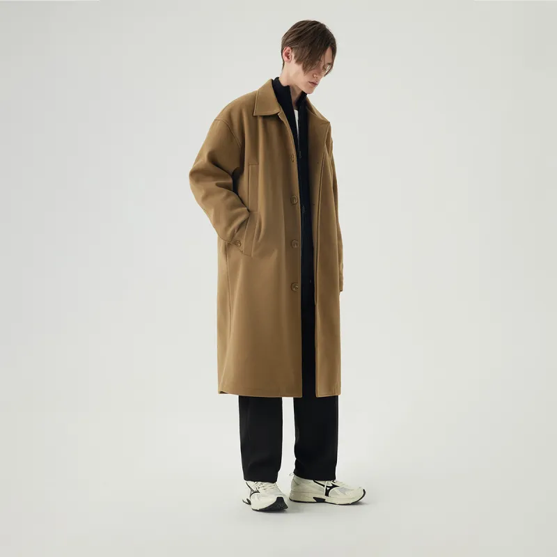 COKEIN Clean Fit Series FW23 Men's Coat Long Unisex-12