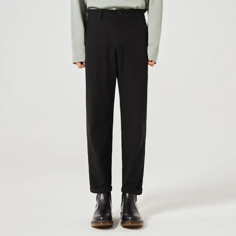 COKEIN Casual Pants Men Black-4